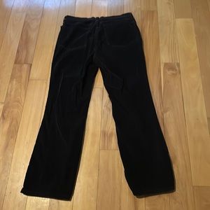 Buttery, soft black cords flared bottoms great condition. Chic and Comfortable!!